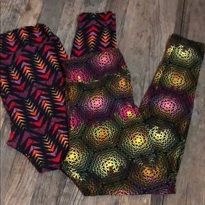 LuLaRoe Pants - 2 LuLaRoe T & C leggings new! LuLaRoe Pants - 2 LuLaRoe T & C leggings new!